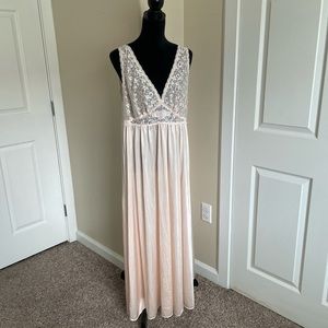 80s vintage vanity fair slip dress size l